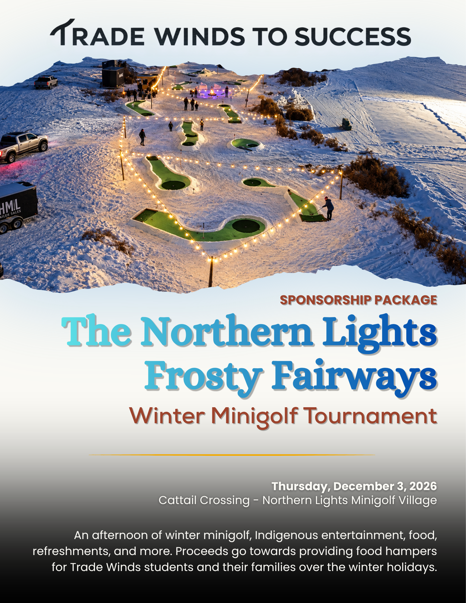 Sponsorship Package image on Winter Mini Golf Tournament- Sponsorship Package